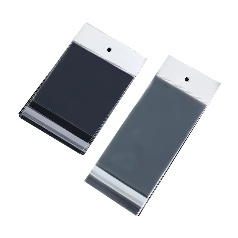 High Quality 100pcs Custom Logo Print Small Plastic Packaging opp Custom Bag Header Sealing Bag For Candy Package