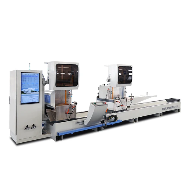 Double Head Cutting Saw Machine for Window and Door Making with High Efficiency