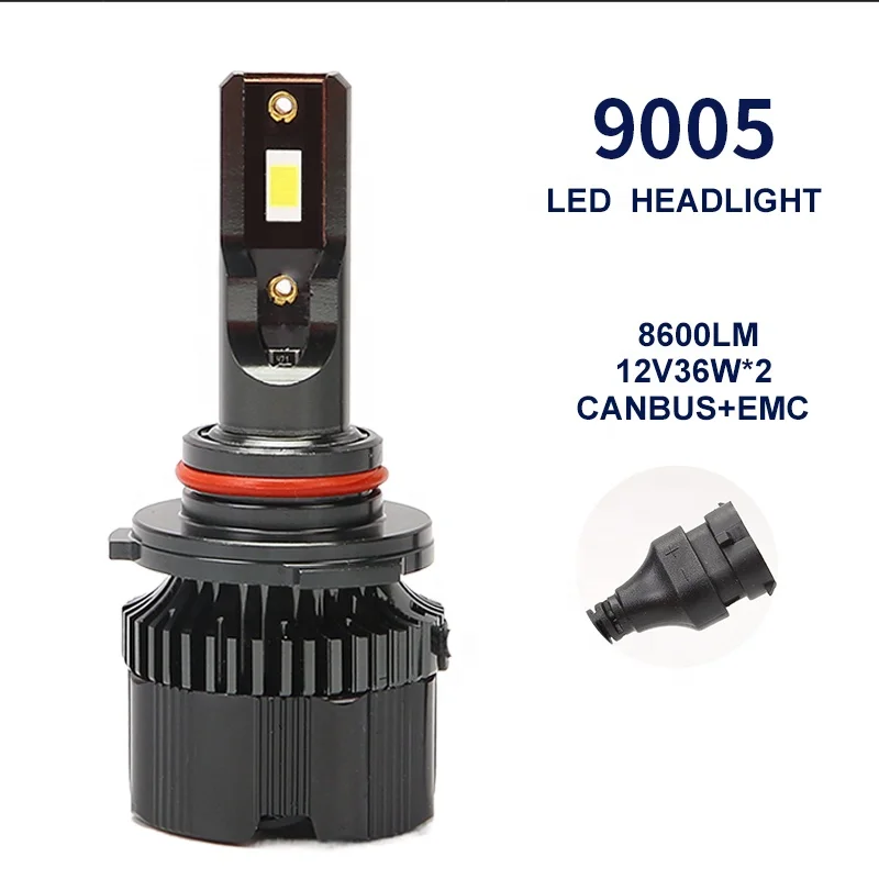 Luces led auto 36W 8600LM H1 H4 H1 H7 H8 H9 H11 9005 9006 HB3 Car Led Headlight Light Automotive