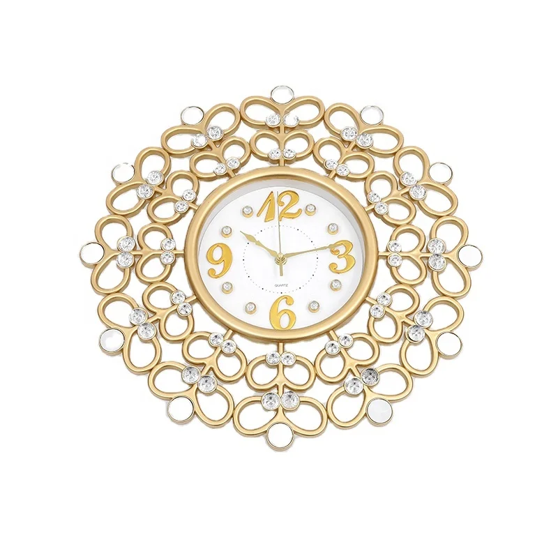 Factory cheap Middle Eastern vintage wall clock living room decoration luxury wall clocks