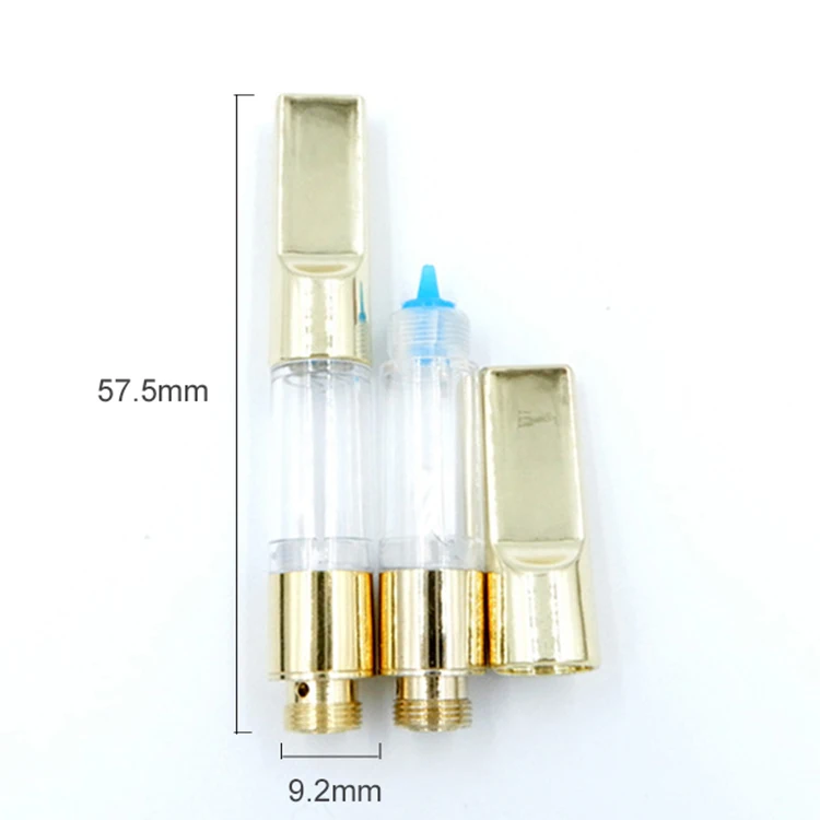 2019 Hot Selling E Cigarettes Cotton Coil 0.5ml Vape Cartridge metal Tip E Cigarette  From Sinhigh