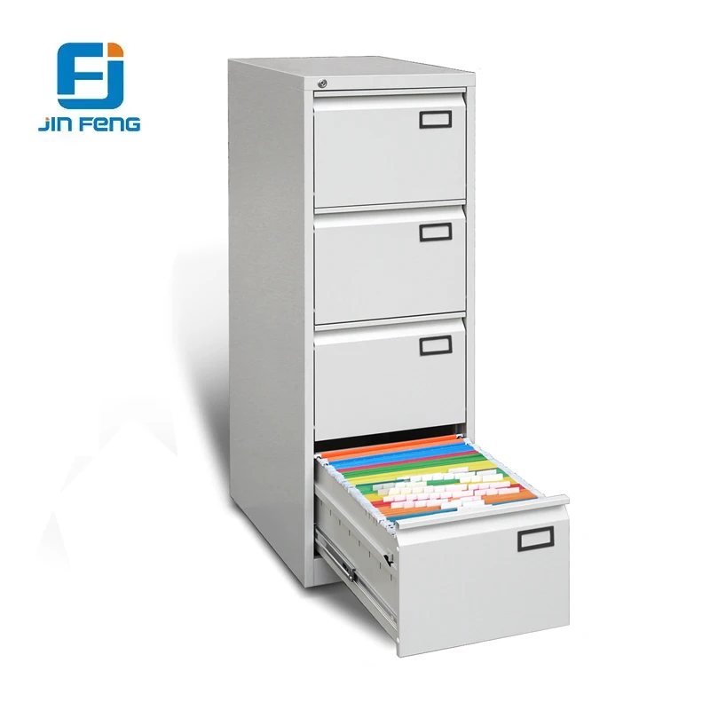 Office Metal 2 3 4 Drawer Filing Cabinet Steel Vertical File Cabinet Price School Hospital Library Storage Cabinet