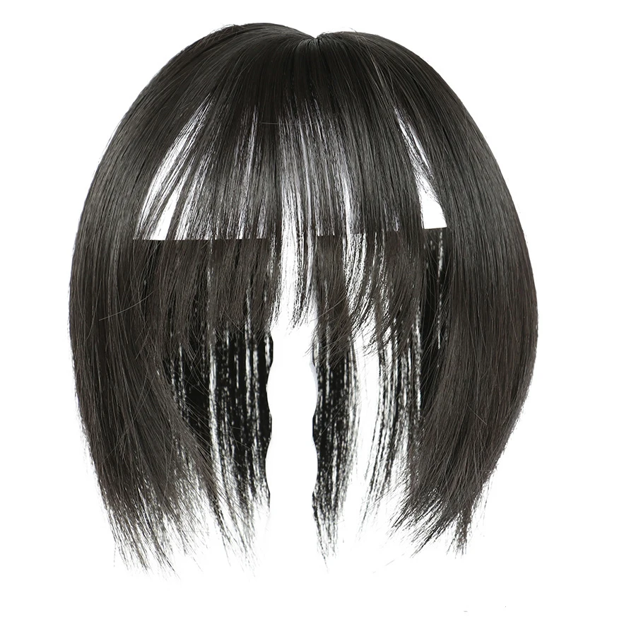 Hot sale Clip Heat Resistant Synthetic Hair Bangs With Clips In Hair Extension Hair Bangs Fringe For Women