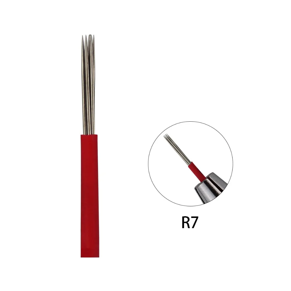 R5 R7 R17 R19 Microblading Needles Ombre Powder Brows Semi Permanent Makeup Blade Shading Round Eyebrows Tattoo Needle for Manu