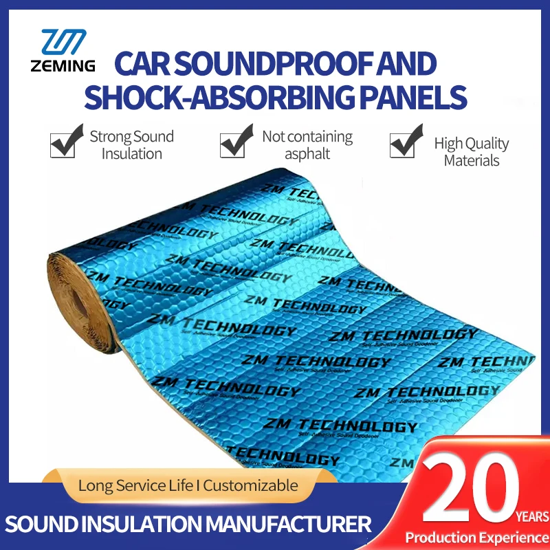 12V Noise Insulation System Car Sound Deadener Dampening Mat for Effective Interior Accessories Sound Deadening