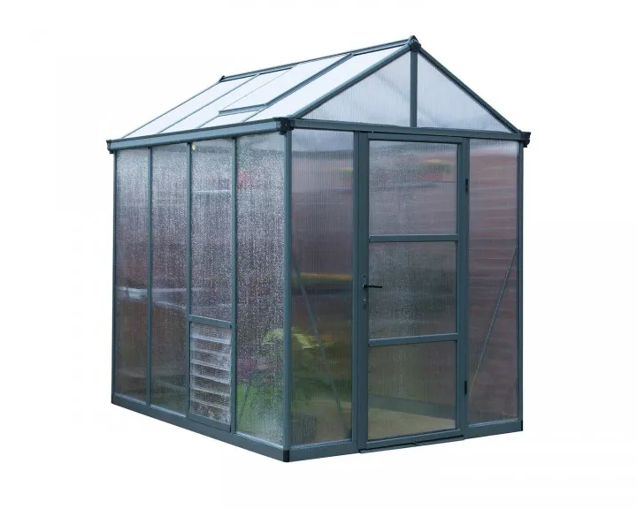 Waterproof and wind resistant Polycarbonate Garden Greenhouse , Sunshade with Aluminium green house