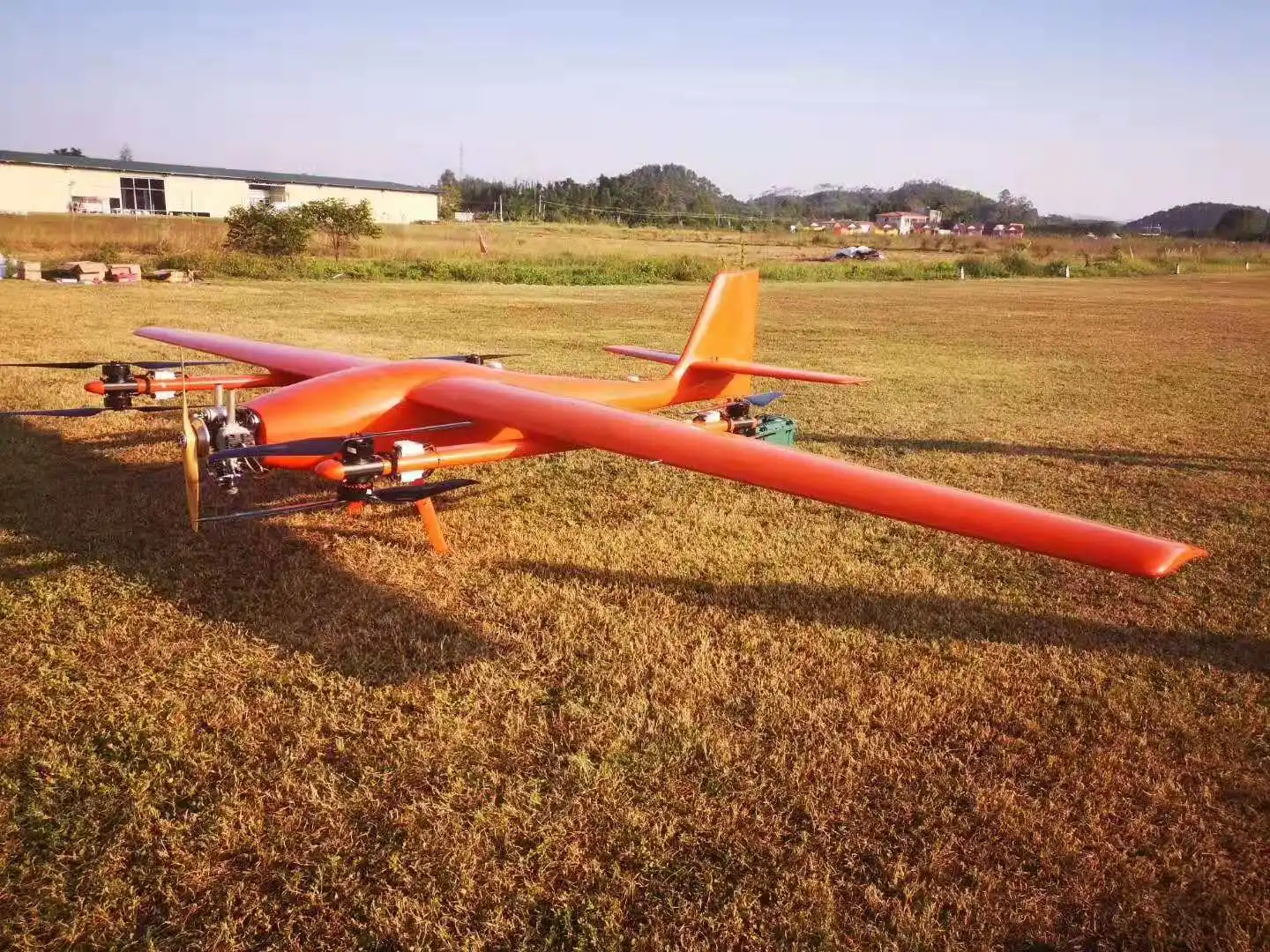 Fixed Wing drone Gasoline power UAV VTOL helicopter 50kg Payload aircarf Mapping heavy load cargo carry lift delivery drone