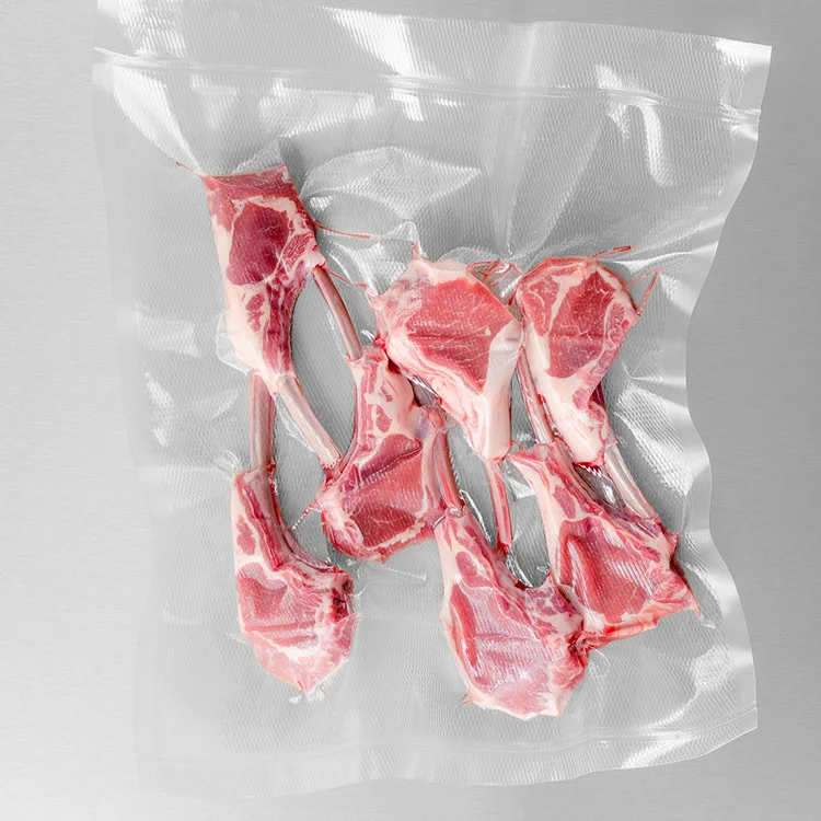 3-side Sealing Bag Frozen Meat Bone Food Vacuum Sealed Packaging Bag