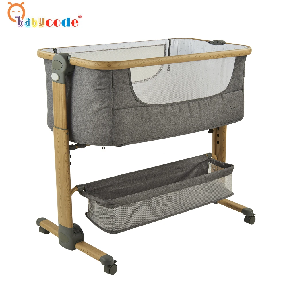 
2019 multi-functional height adjustable luxury new born baby cradle 