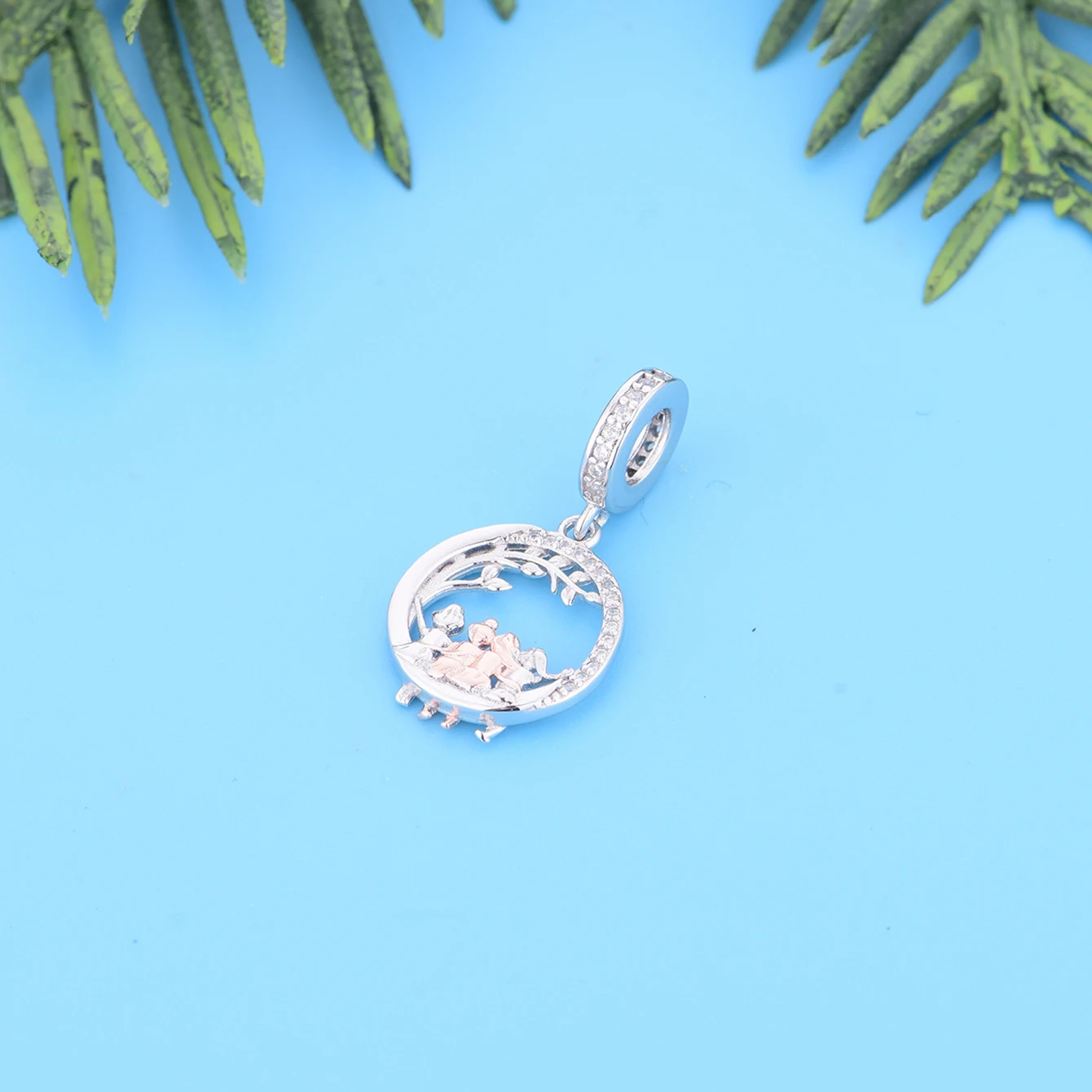 Fit Original Pan Charms Bracelet 925 Sterling Silver Four Sisters Sitting Together Bead For Women Jewelry Making