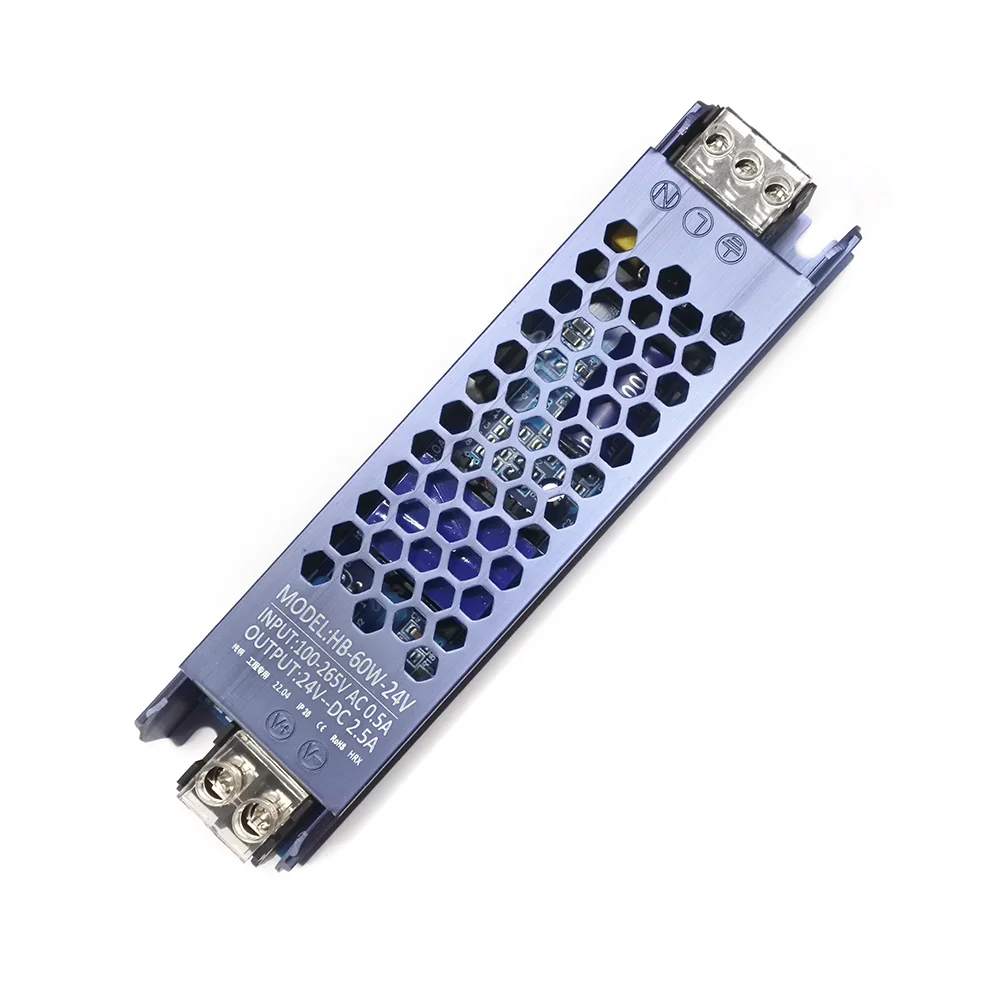 Customized Ultra-Thin LED Switching Power Supply Dc12v 24v Lighting transformers AC100-240V Drive for LED Strips