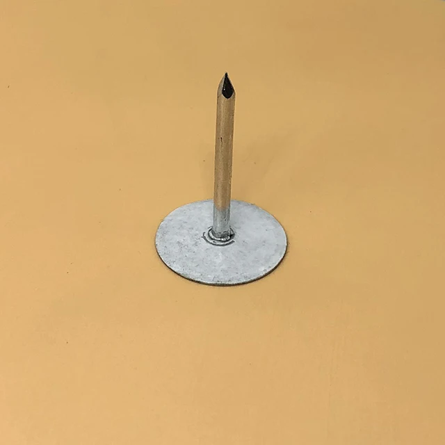 Supplier Glass Wool Paper Insulation Cup Head Pins For Glass wool Fixing