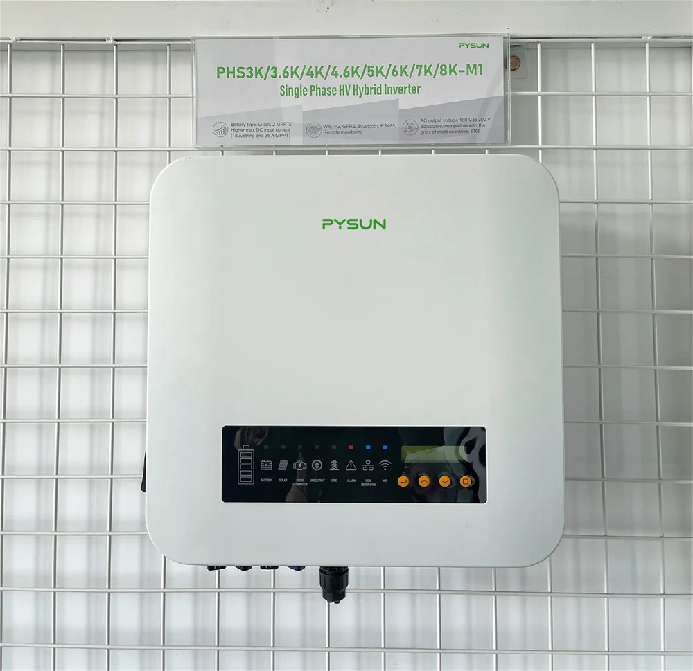 PYSUN Factory Price Panel PV System All in One MPPT Off Grid 48V 5.6KW 5KVA Solar Inverter Easun for EU in Stock