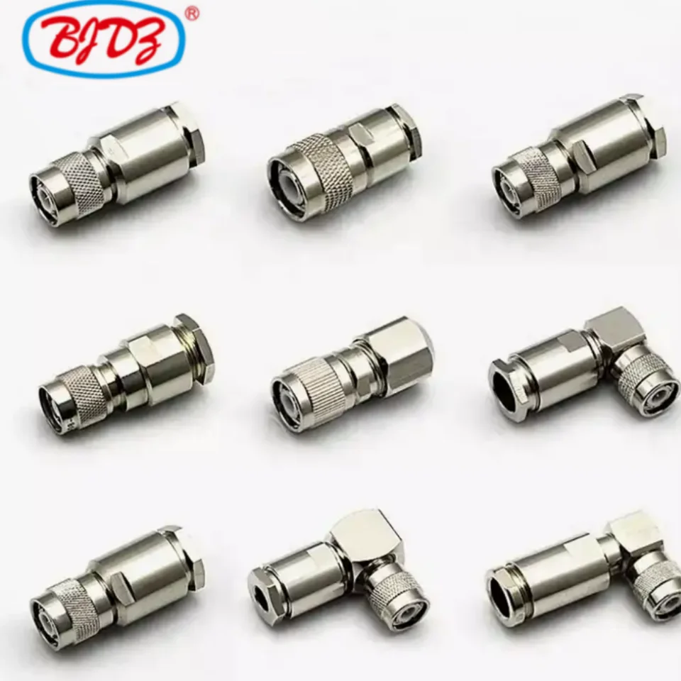TNC male female clamp for 5D-FB LMR200 LMR195 RG223 RG58 RG303 RG142 RG214 RG8 RG213 LMR400 H1000 7DFB 8DFB RF Coaxial connector