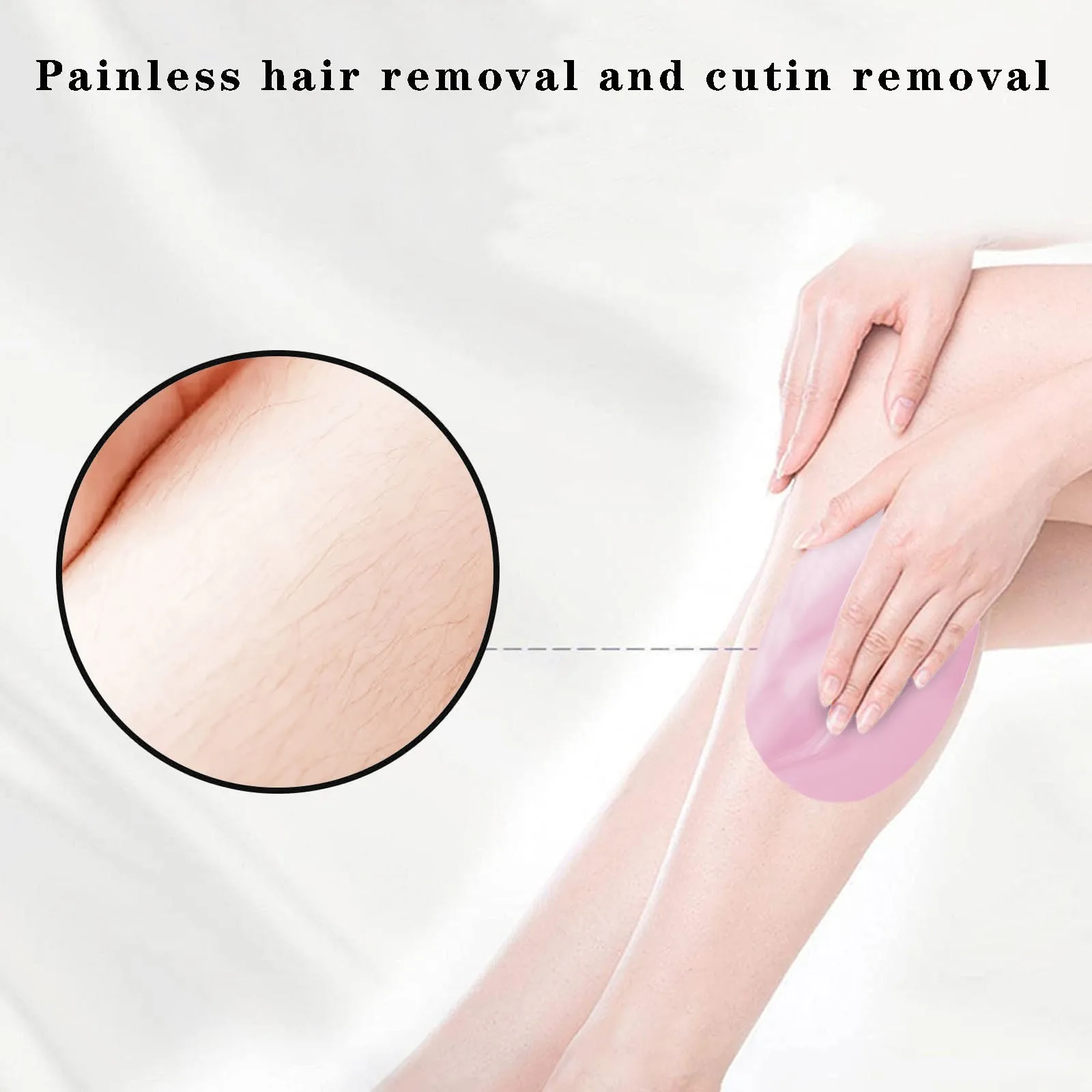 Средство для удаления волос со стразами, безопасный эпилятор, многоразовое средство для легкой очистки тела, средство для удаления волос со стеклом