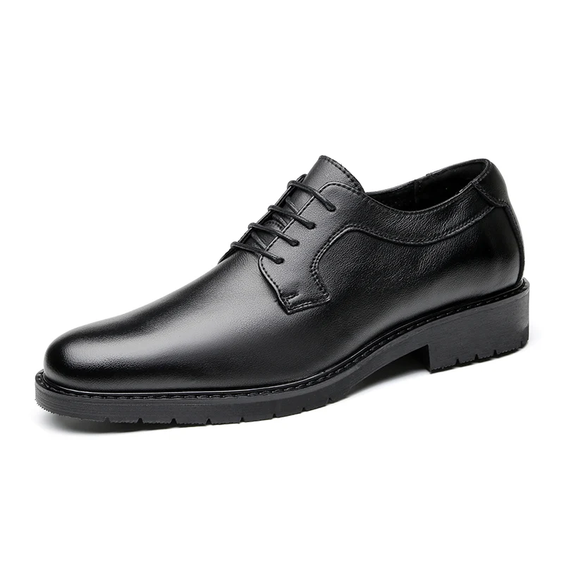 Functional Shoes Gift Box Comfortable Leadership Work Business Casual Shoes Formal Cowhide Leather Shoes