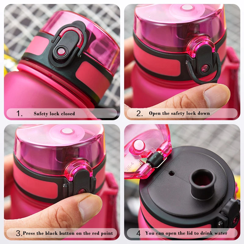 Hot Sports Water Bottle 500ML 1000ML Protein Shaker Outdoor Travel Portable Leakproof Drinkware Plastic My Drink Bottle BPA Free