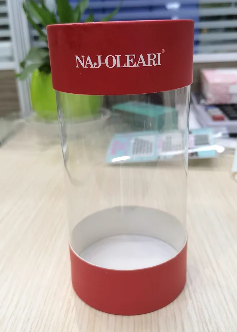 Custom Tube Box PVC/PET Clear Cylinder Round Plastic Packaging