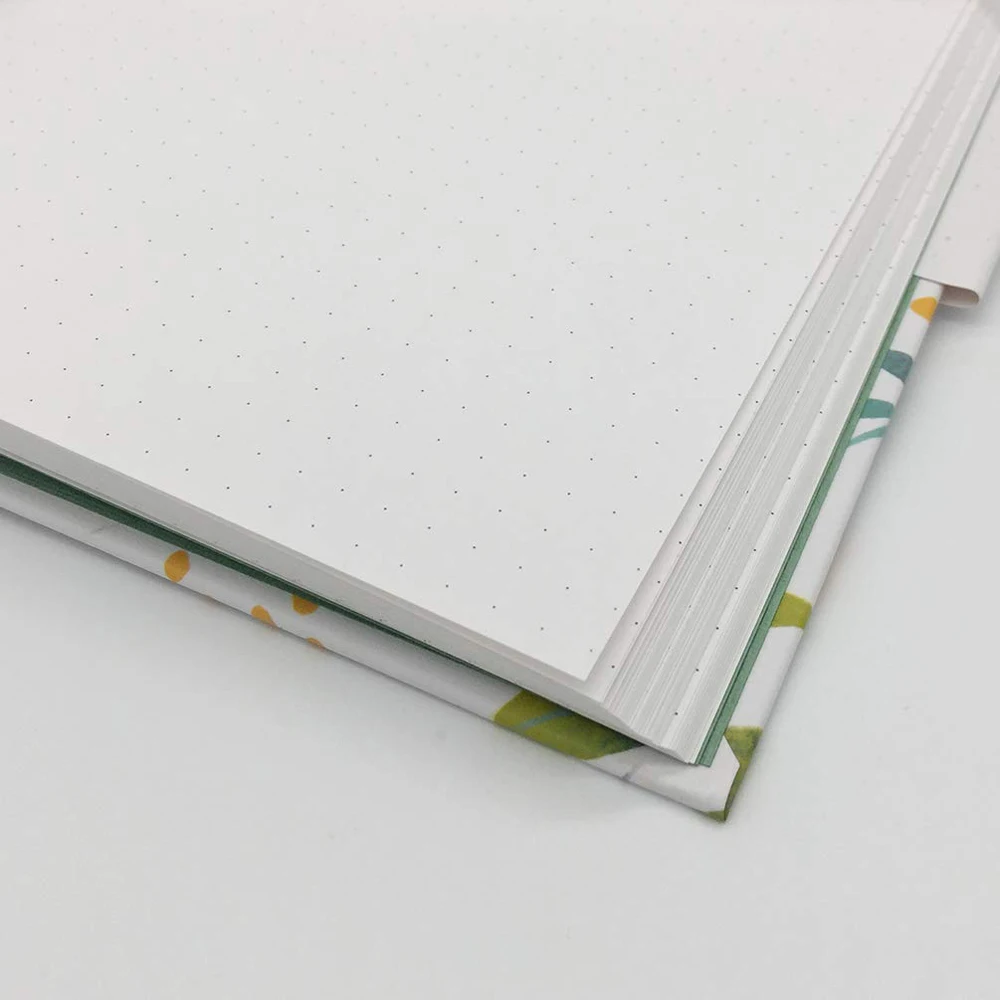 Hard Cover Eco Friendly Customized Executive Craft Cute Dotted Notebook
