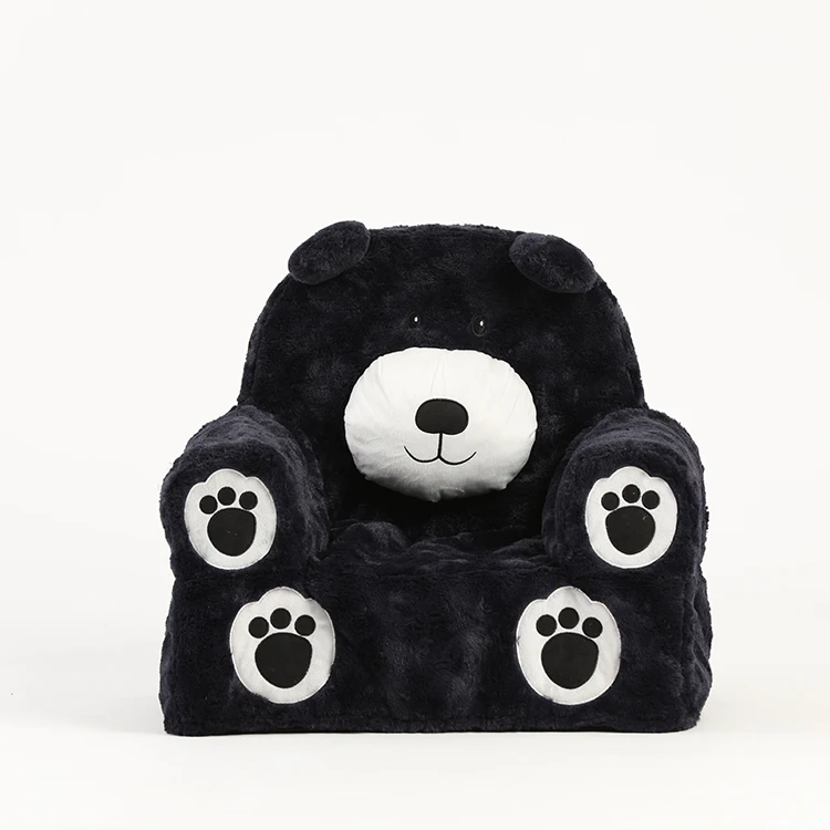2023 New design bear bean bag sofa foam filling chair soft comfortable children armchair children sofa