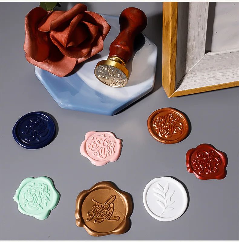 Wax Seal Stickers Custom Wax Seal Sticker Sealing Wax Stickers Stamp Wedding Invitation Letter Envelope Monogram