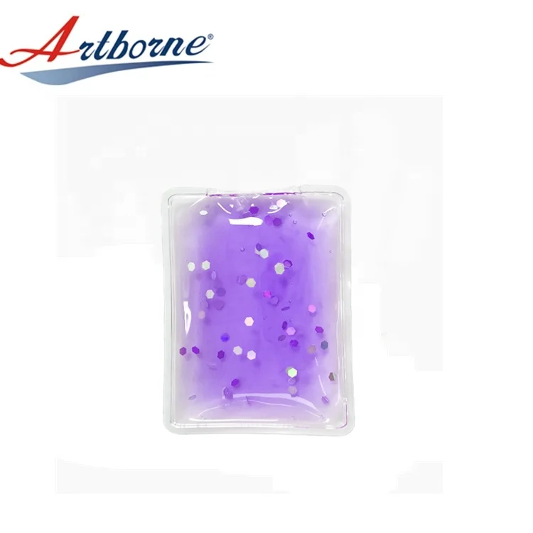 Reusable Hot Cold Pack with Glitter Cooling Gel Pad for Pain Relief Ice Gel Packs Hot Cold Compress Gel Ice Packs Cold Pack