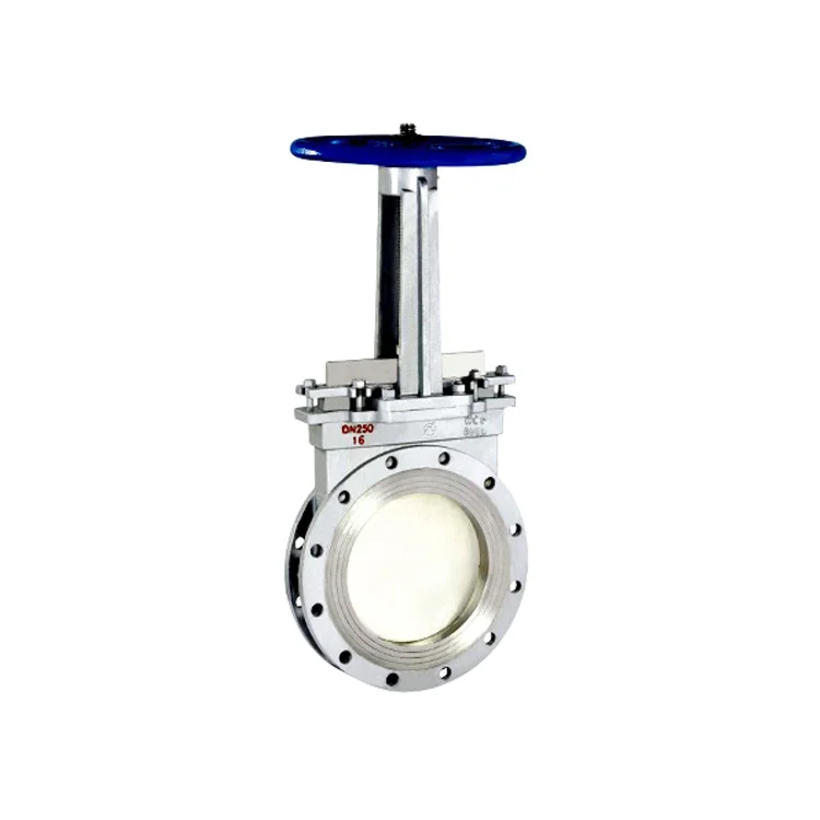 PZ43 Manual electric Slurry electric knife gate valve
