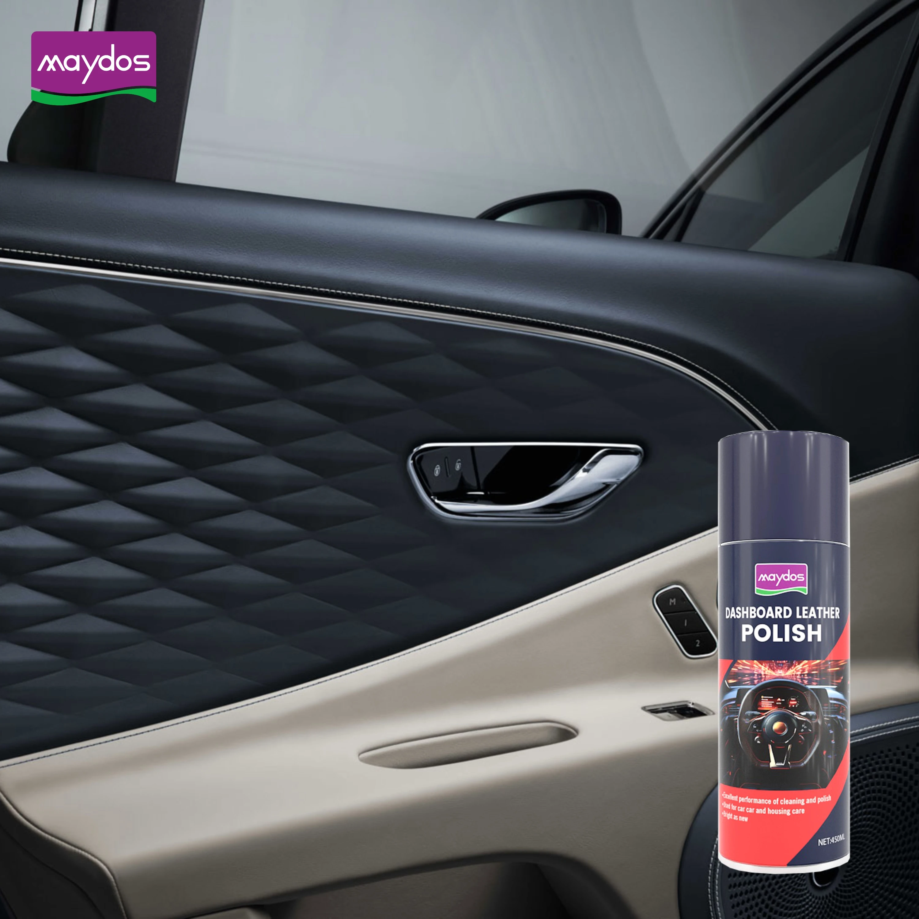 Car Dashboard leather polish surface wax concentrate protectant spray