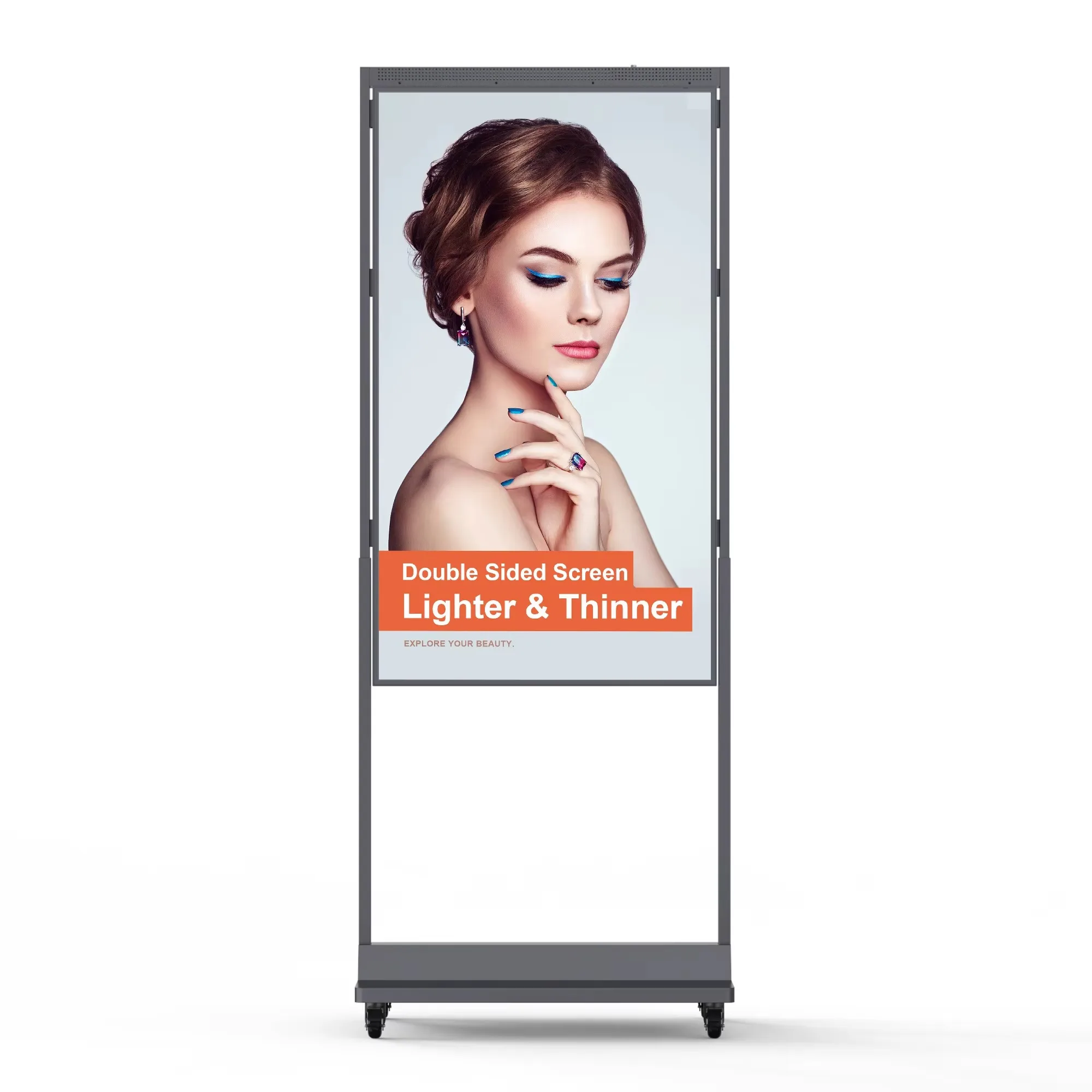 Shopping Center Hanging LCD Screen Commercial TV Digital Display Single and Double-sided Highlight Window Advertising Machine