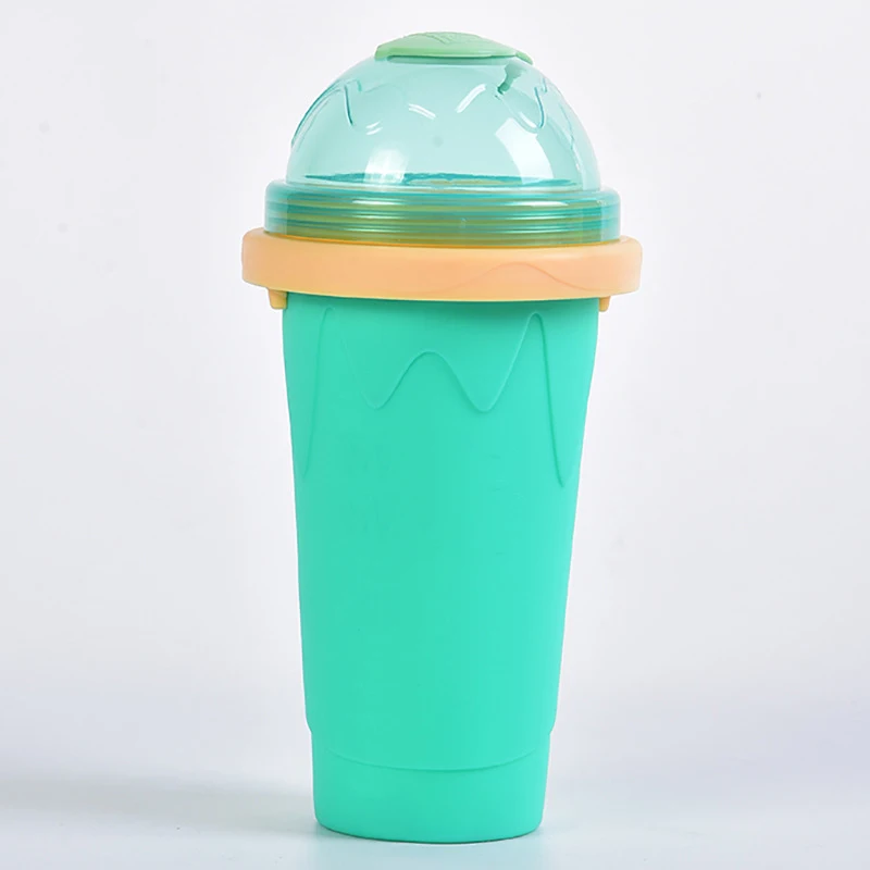 Замороженная Магия Slushie чашки силикона качества еды Pinch Слякоть
