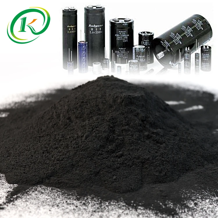 Kelin Super Capacitor active carbon powdered 300 mesh Adsorption Decolorize Industry Grade Coal Based Activated Carbon Powder