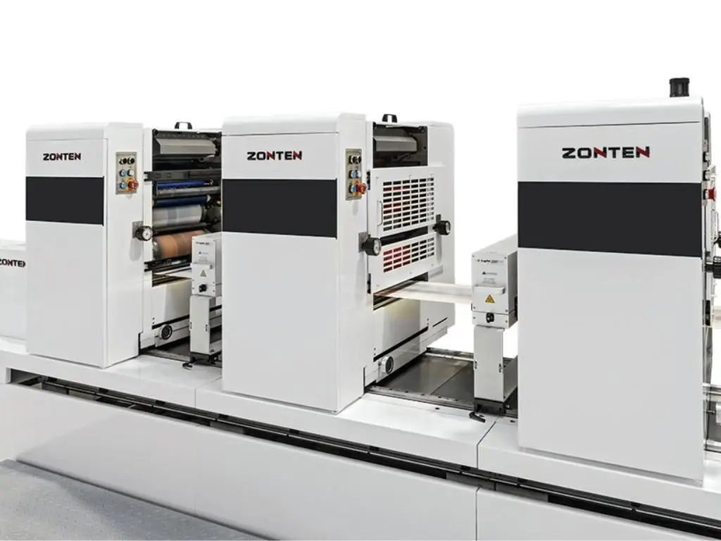 Hot sale ZTJ Intermittent Sticker Paper Offset Printing Machine Price