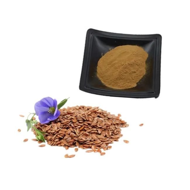 Flax Seed Extract 10:1 Free Sample Linseed Extract Bulk Flaxseed Extract Powder