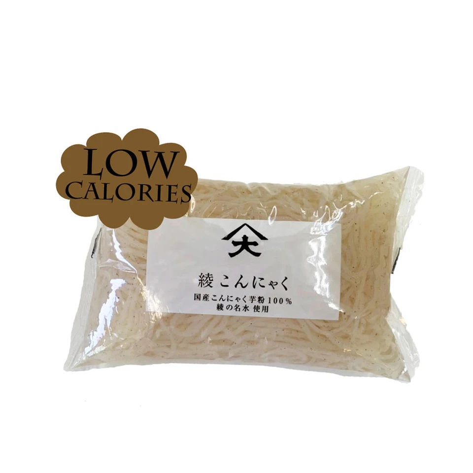 Low calories pasta meat potatoes stir-fries miso soup konjac replacement meal for losing weight