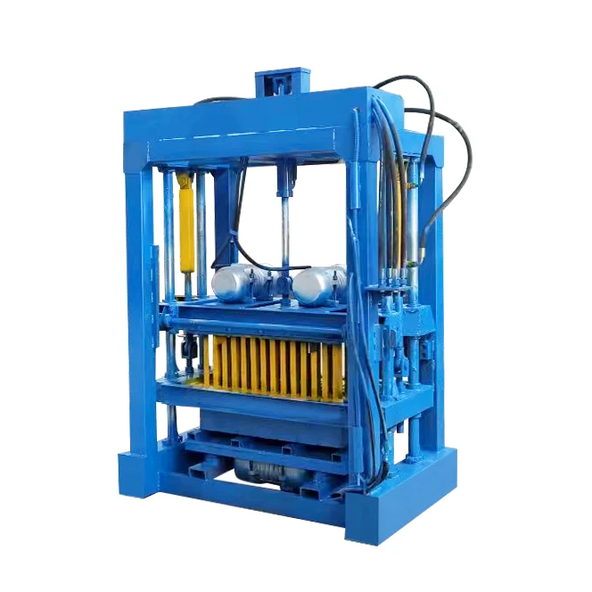 Full Automatic Hydraulic Hollow Brick Plastic Manual Mobile Concrete Block Clay Brick Making Machine