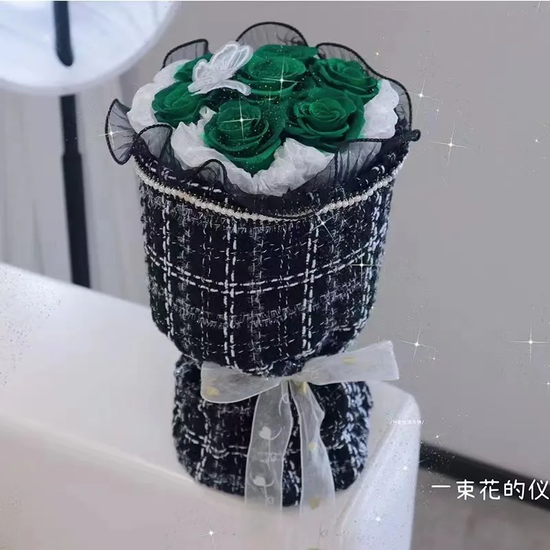 Wholesale High Quality Long Lasting Eternal Pink Roses Preserved Flowers for Gift