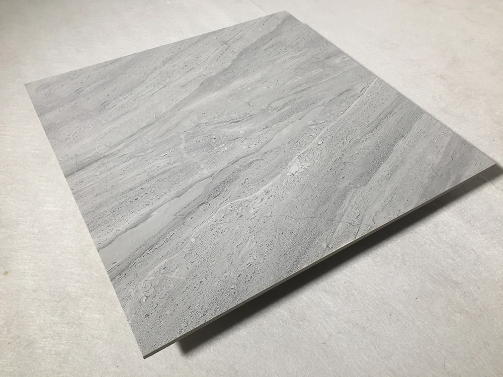 italian design 60x60 light gray polished porcelain tile