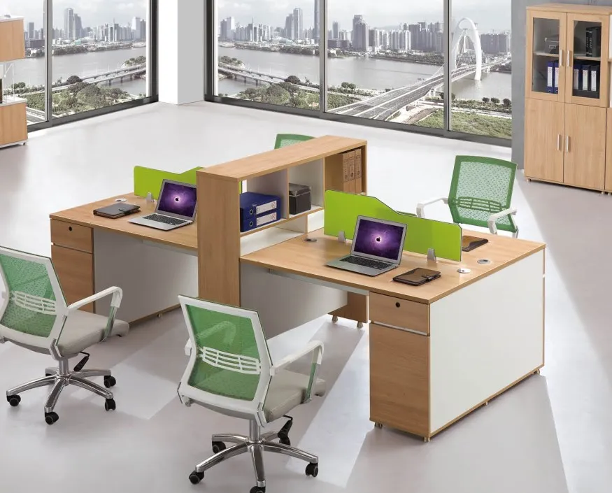 Modern design cubicle office workstation desk office furniture 1 person/4 person workstation with storage