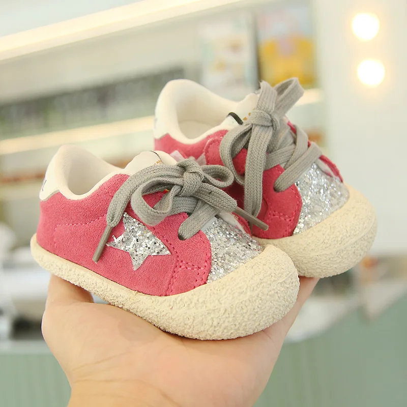 2023 New designers Princess children shoes shoes soft soled non slip walking toddler shoes for girl