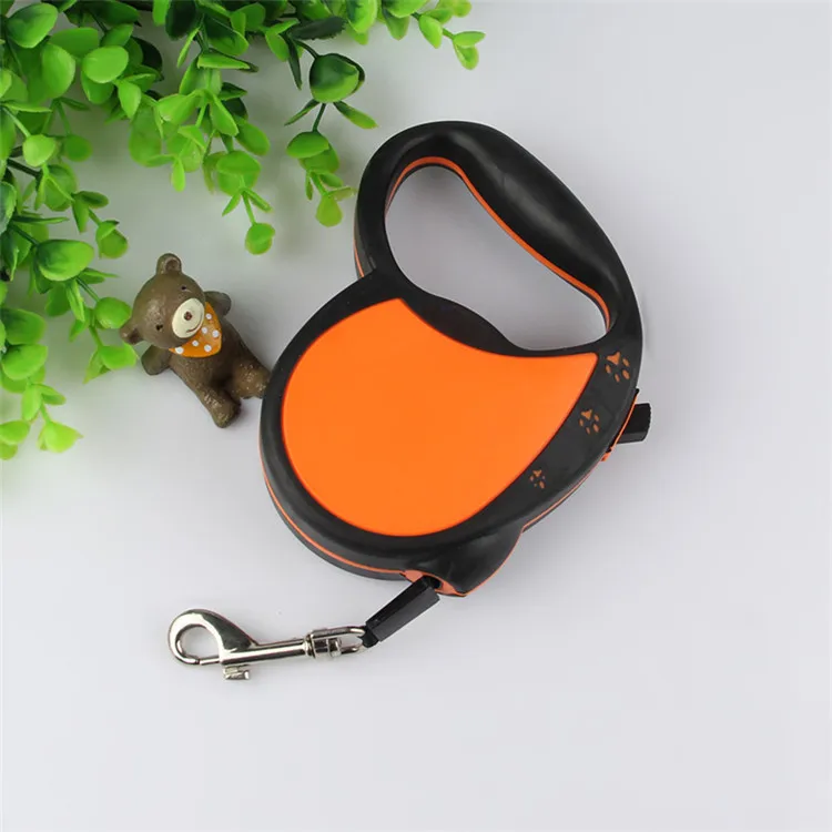 Strong nylon hands free retractable lead pet leash for dogs training walking