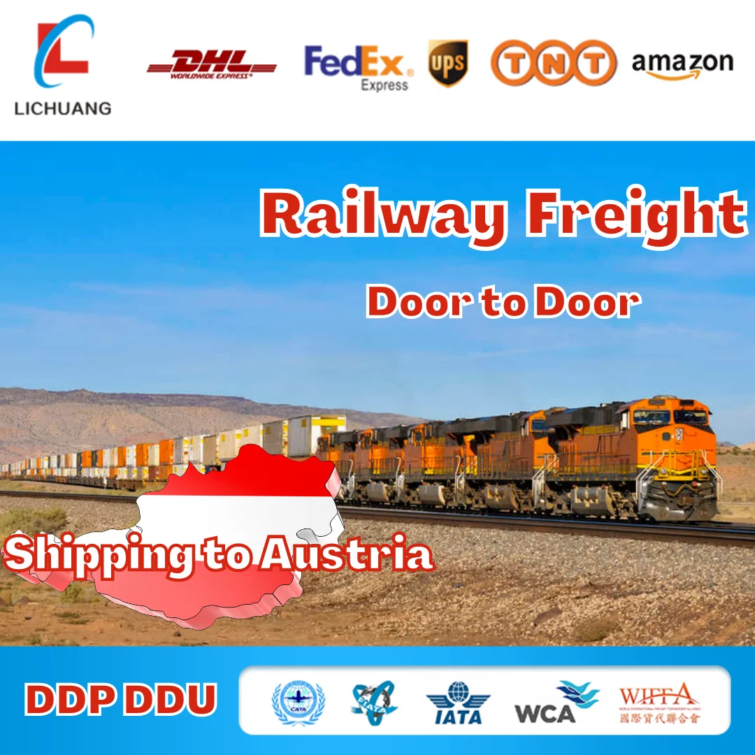 DDP/DDU Train Shipping Agent Freight Forwarder From China To Austria Europe Cheap Railway Door to Door Shipping Rates
