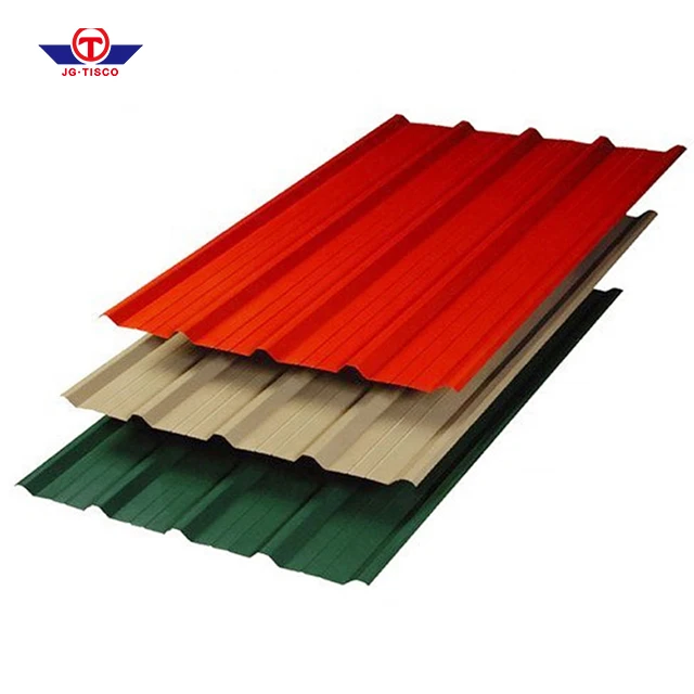 RAL Color Steel Sheets Roofs Price/0.55mm Corrugated Steel PPGI Roofing Sheet Color Coating Plate