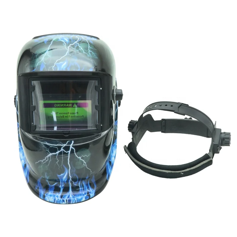 DAIERTA custom welding helmet heat resistant large view welding helmet with lights