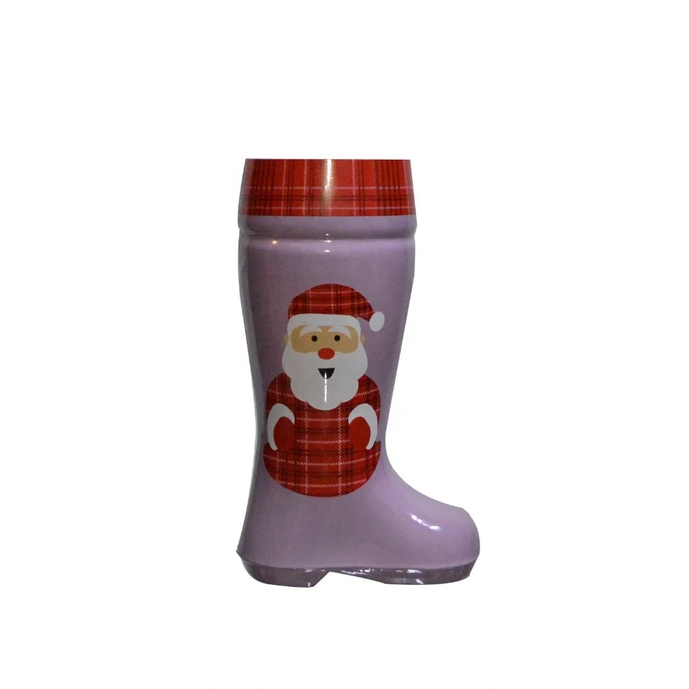 wholesale cowboy ski boot shaped beer shot glass for Christmas gift