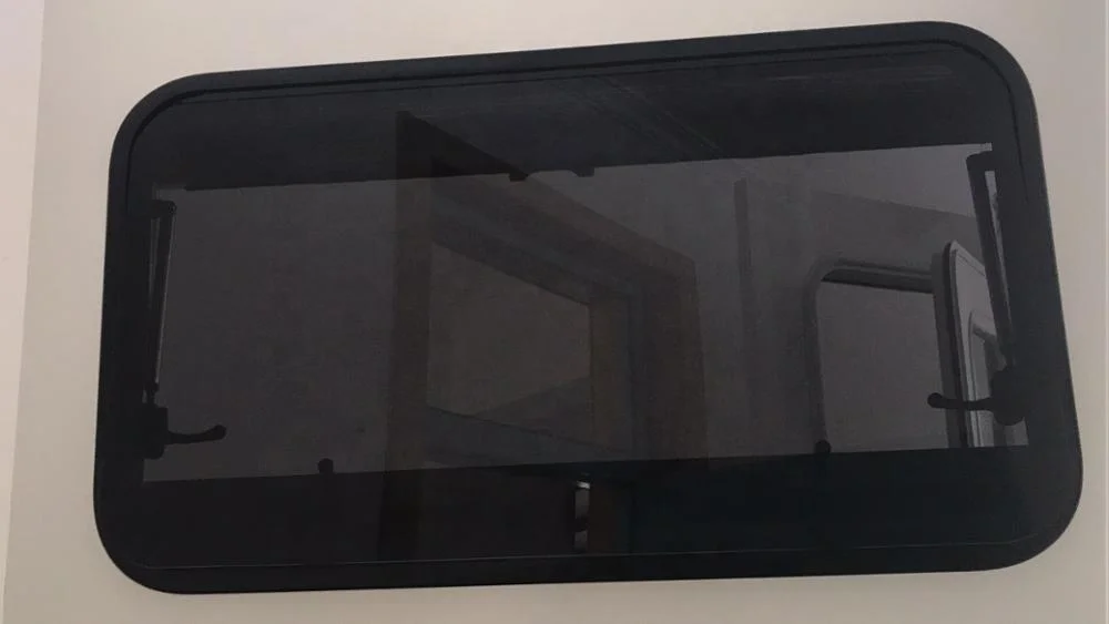 RV round corner curved window with Emark certification