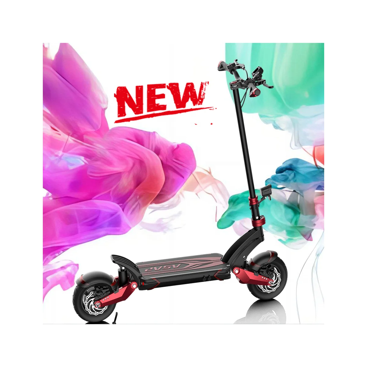 US Warehouse Zero 10x Delivery 52V 23AH 2000W Foldable Two Wheel Off-road Tire Electric Scooter
