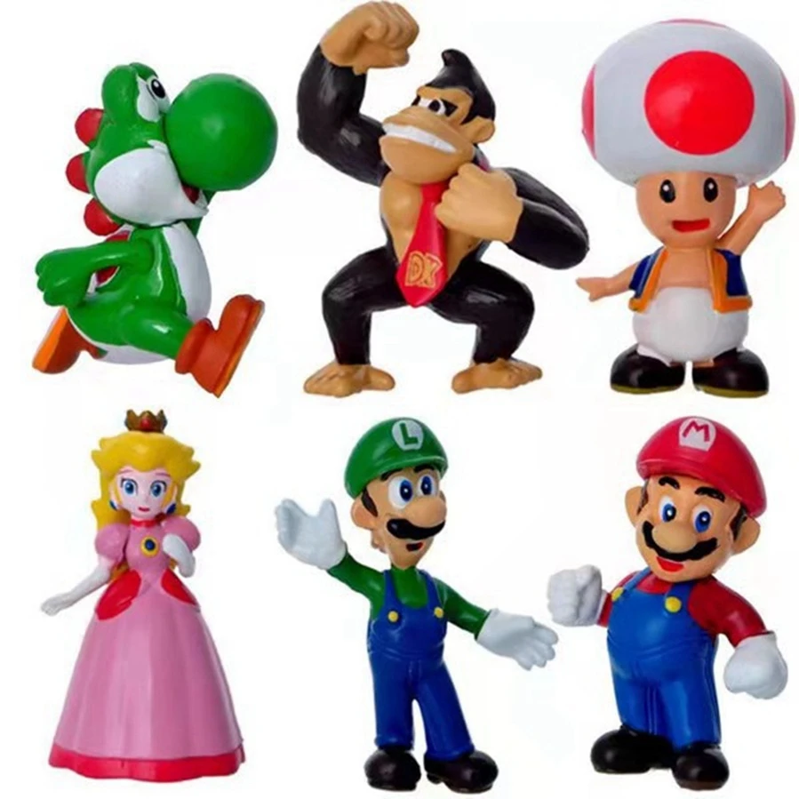 Best-selling New PVC Toy for Kids mini Figure Gift Series Super Mari Toy Mari Bros Super Mari
