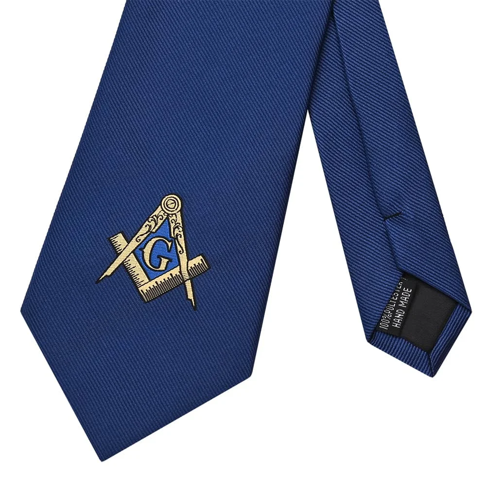 Factory Wholesale Woven Polyester Freemason Tie with Small Batch Production