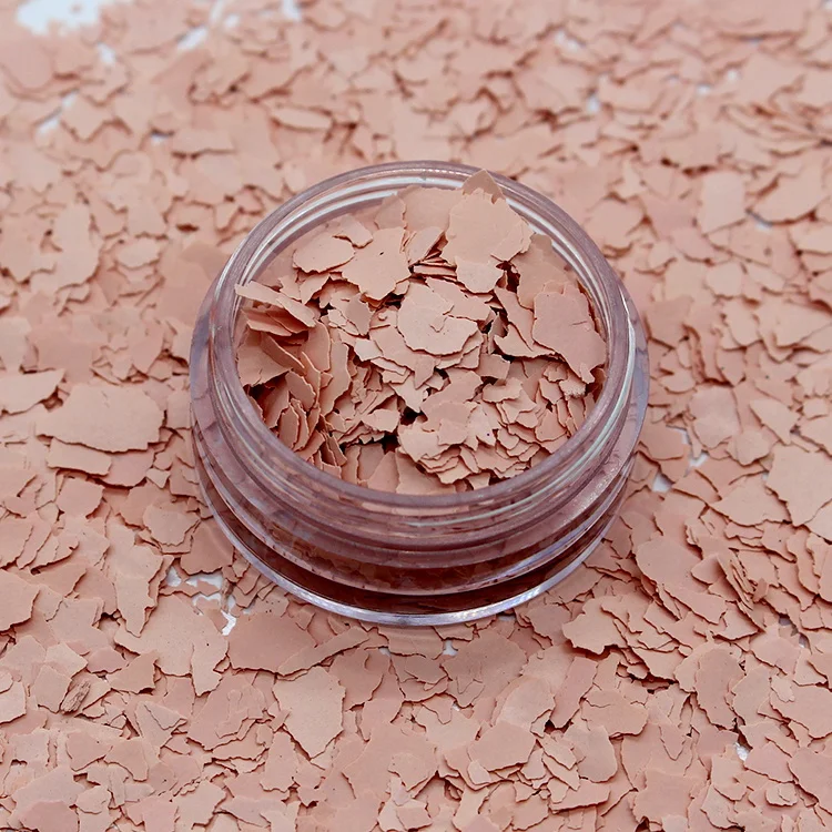Kolortek Newest Wholesale Matte Vinyl Flakes Chips Epoxy Resin Color Flakes