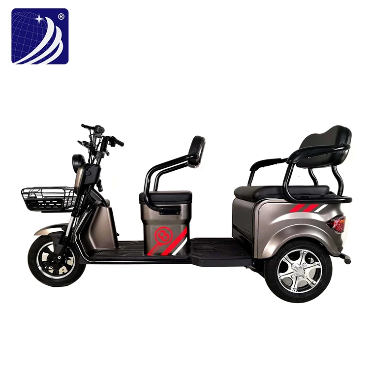 Электрический трехколесный велосипед EEC 2022 городской высокоскоростной мощный Двухместный мини-грузовик 60 в 20 А 1000 Вт